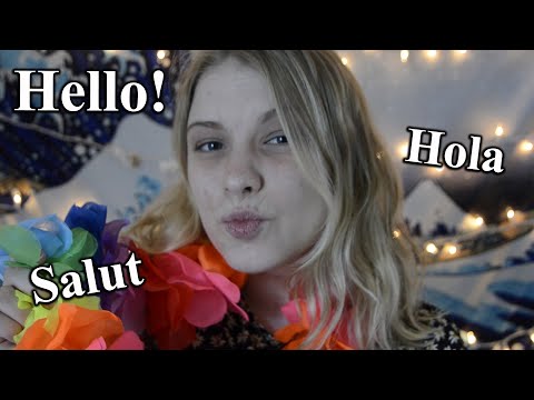ASMR │Saying Hello in 10 Different Languages ♡