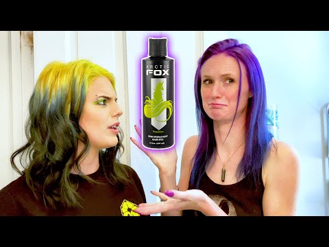 Two Goth Sisters Dye Their Hair