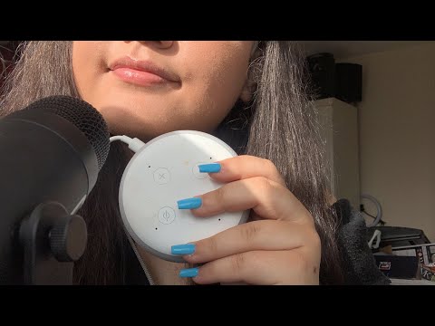 asmr tapping on a alexa in echo!!