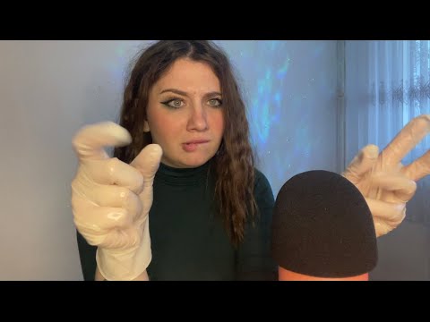 ASMR | Gloves,Wet Hands and Oil | Spitting on Gloves and Squeaky Sounds + Pink Rubber Gloves 😘🥰
