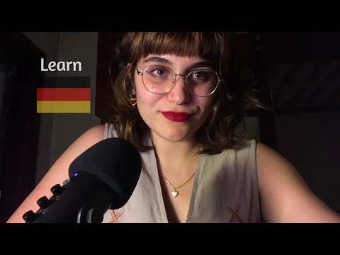 ASMR teaching you German 🇩🇪