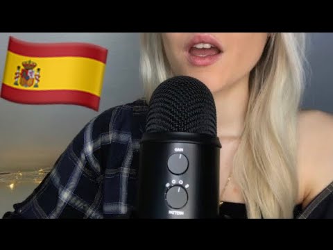 ASMR - my FIRST VIDEO in SPANISH - Trying to speak Spanish - Part 2