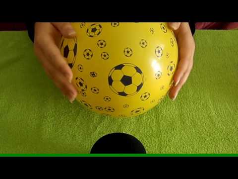 Zvuky míče a balónků ASMR / tapping and the sounds of the balloons ASMR