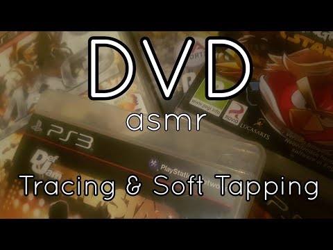 ASMR- Finger Tracing & Light Tapping DVDs |whats your favorite game?|