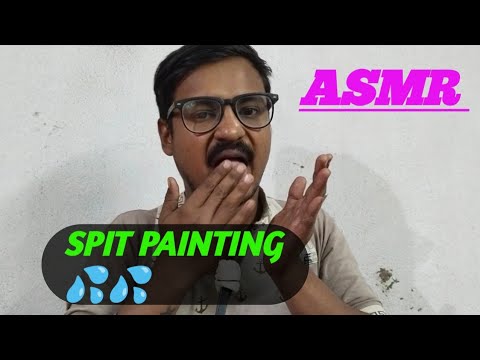 ASMR Spit Painting You 💦 💦 Up Close Personal Attention ASMR @asmrsunjoy