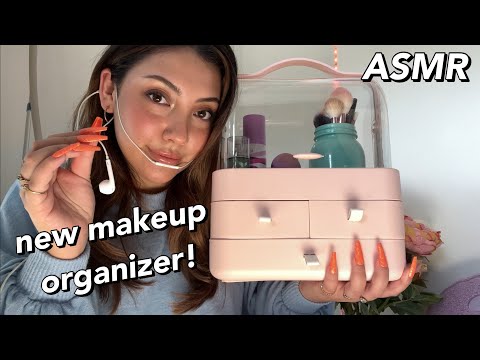 ASMR how I organize my makeup! 💖 ~thank you @mini_su_x~ | Whispered