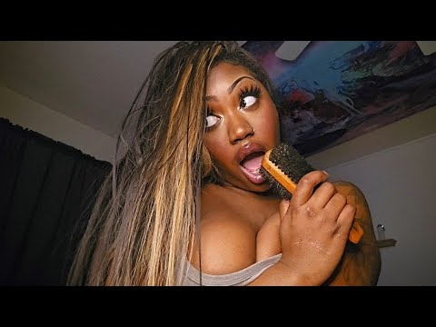 ASMR| Your Low Key OBSESSED Side Chick Kidnaps You & Pampers You 💅 Hair Brushing + Massaging Sounds