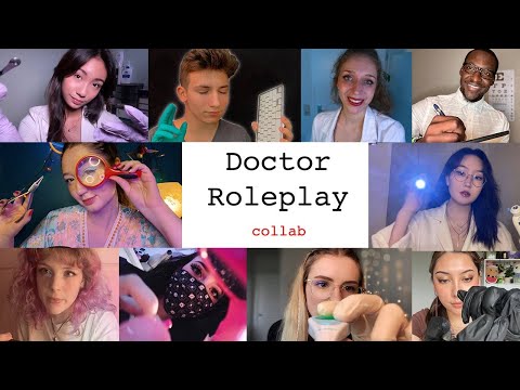 ASMR ☾ 𝑩𝑰𝑮𝑮𝑬𝑺𝑻 𝒅𝒐𝒄𝒕𝒐𝒓 𝒄𝒉𝒆𝒄𝒌-𝒖𝒑 [Doctor roleplay with various ASMRtists, fast & slow triggers]