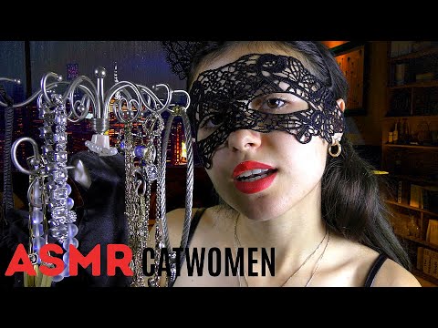 ASMR || catwomen shows you her jewels