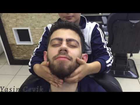 ASMR TURKISH MASTER MASSAGE-Asmr face,back,arm sleep relaxıng massage