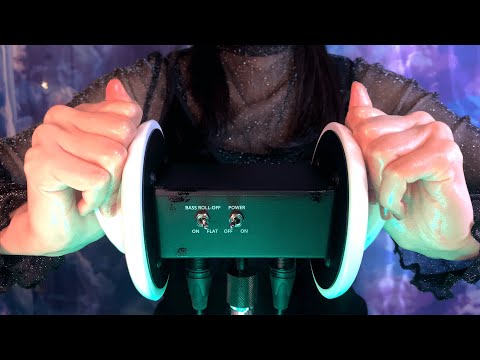 ASMR Strong Ear Massage Before Sleep 😴 (No Talking) oil, lotion, cream, dry etc. [3Dio]