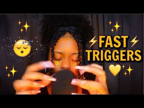 ASMR - 💛⚡FAST TRIGGERS TO HELP YOU SLEEP IN 25 MINUTES 😴⚡✨
