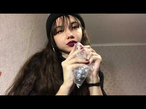 ASMR crinkle sounds and plastic sounds (no talking) АСМР звуки плёнок и пластиковые пакеты, шуршание
