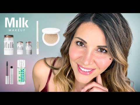 ASMR – Fairy Makeup Tutorial 🧚– Full face of Milk Makeup products | Face tapping & brushing