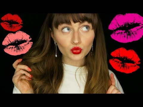 ASMR | Visual Trigger | Trying on Lipsticks