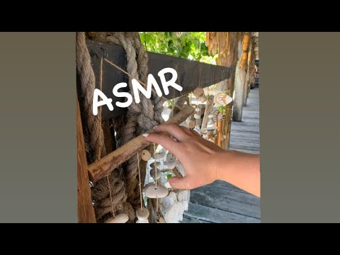 ASMR Outdoor Gift Shop // Fast Tapping & Scratching