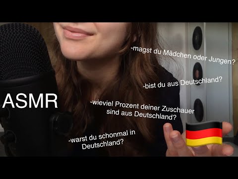 ASMR Q&A auf Deutsch 🇩🇪 (Teil 2)
