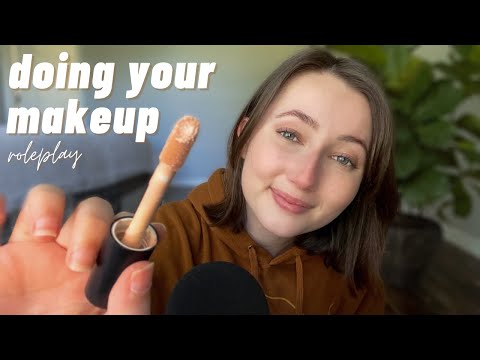 ASMR Comforting Friend Does Your Makeup✨RP