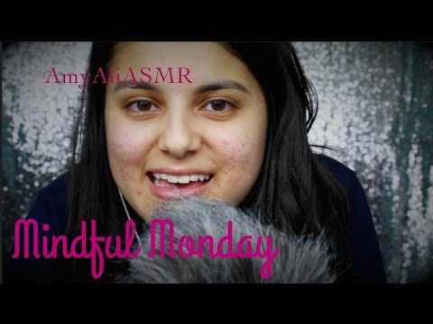 Mindful Monday #1: Whispering, Mouth Sounds, Page Flipping, Tapping | AmyAliASMR