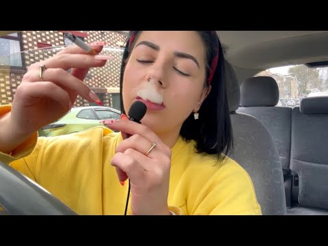 ASMR | Gum Chewing & Smoking (No Talking)