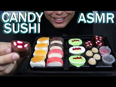 [ASMR] Candy SUSHI! (Intense Gummy Eating)