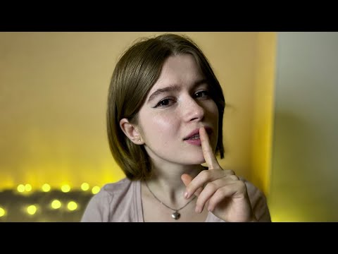 ASMR Close-up whisper for your sleep 💤 Trigger words, pen noms, mouth sounds. Deep relaxation 🙌