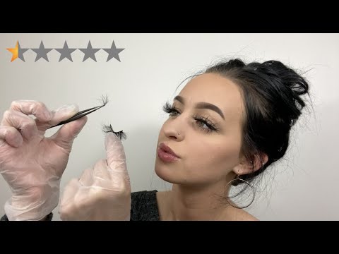[ASMR] Worst Reviewed Lash Extensions RP
