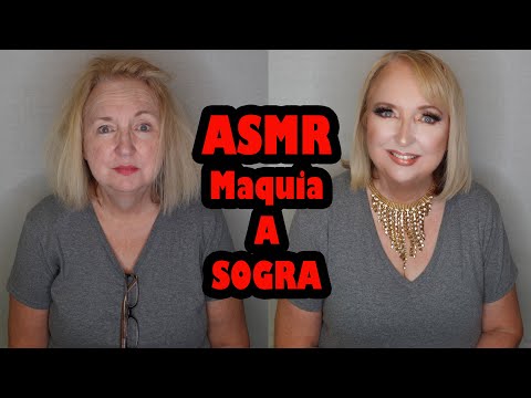 ASMR Maquiando e Arrumando A Sogra #sussurros #SograAmericana