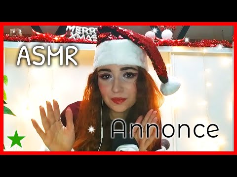ASMR Annonce série de Noël 🎅 FR