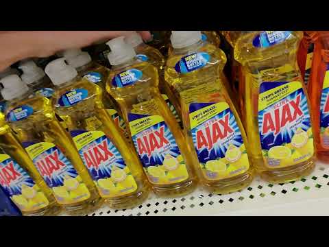 Request | Dollar Tree Cleaning Products Shelf Organization