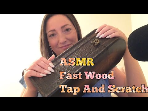 ASMR Fast Wood Tap And Scratch