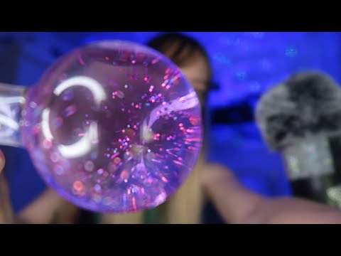 ASMR - Relaxe com Ice globes + eco | Water, mouth sounds + echo 💦