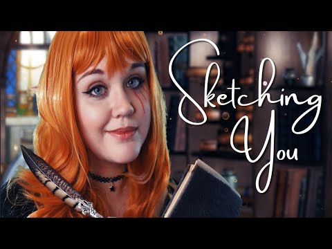 ASMR | The Popular Girl in the Back of the Class Sketches You (Soft-Spoken Personal Attention)