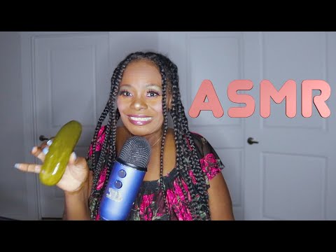 THE HOTTEST SPICY JUICY PICKLE ASMR EATING SOUNDS