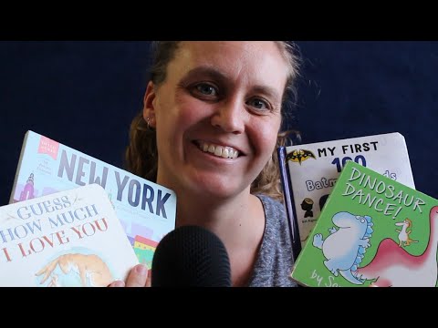 ASMR Board Book Tapping | Whisper Rambling | Reading you to Sleep