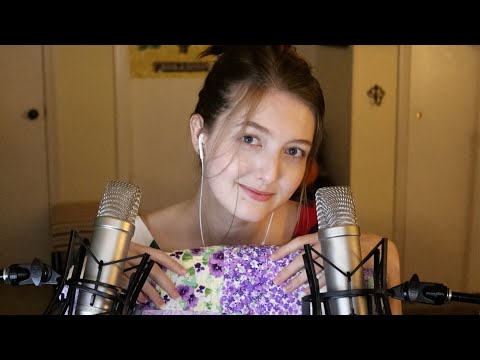 ASMR Whispers & Fabric Sounds w/ Quilt