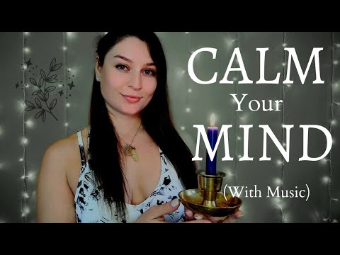 ASMR Reiki (W/MUSIC) Calm Mind & Sleep Inducing Mental Relaxation | Removing Trigger Thoughts