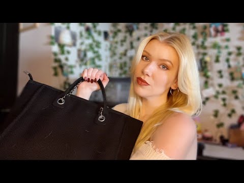 That Girl💁🏼‍♀️ at school who brings EVERYTHING in her Purse👜 |ASMR Role Play|