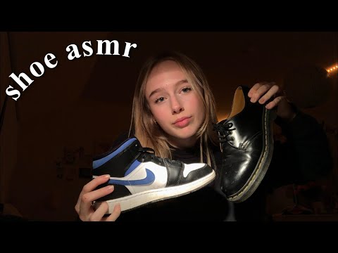 ASMR shoes | tapping on my favourite shoes, shoe collection 👡