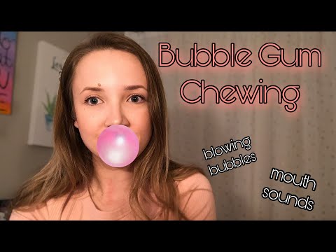 ASMR Gum Chewing and Bubble Blowing (Part 2)
