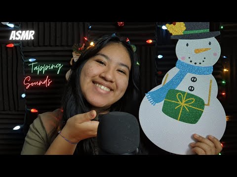 ASMR - Do you want to build a snowman?? (tapping on frosty)
