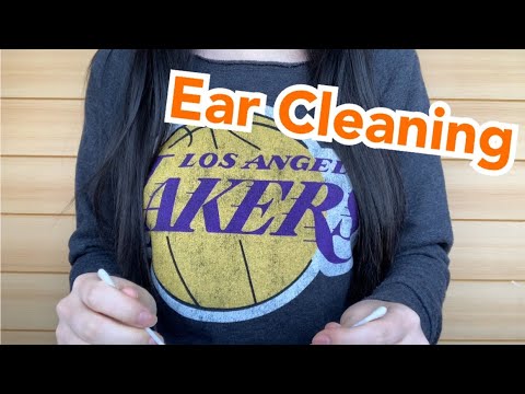 ASMR Ear Cleaning in 15 minutes 15分間耳掃除します！