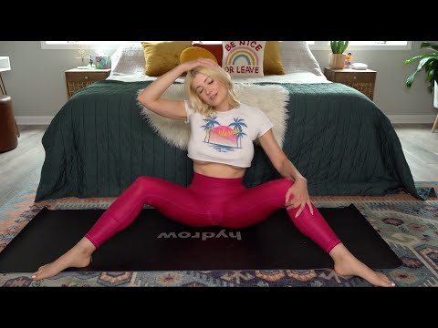 Shiny Leggings Stretching | ASMR Positive Affirmations, Yoga Flow and Gentle Tingles ✨