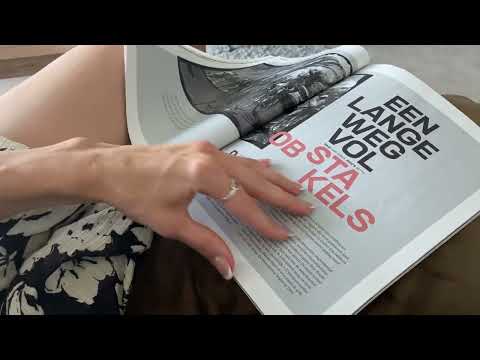 ASMR Page Turning, Page Squeezing, Cat lovers, Glossy Paper, Magazine, Bike Lovers, Book
