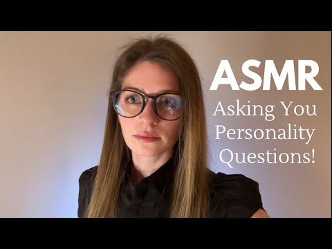 ASMR Interview | Soft Spoken Asking You Personality Questions, Typing, Writing Sounds