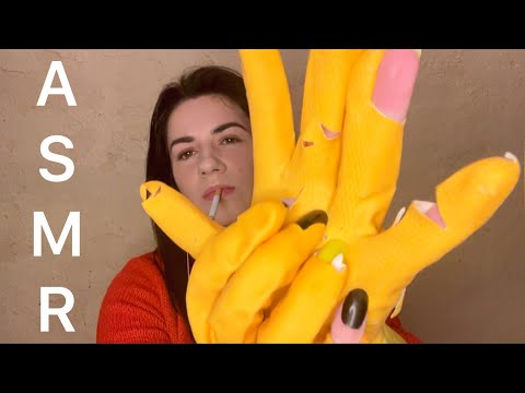 ASMR | Destroying Rubber Gloves (CV for Chris 💖)