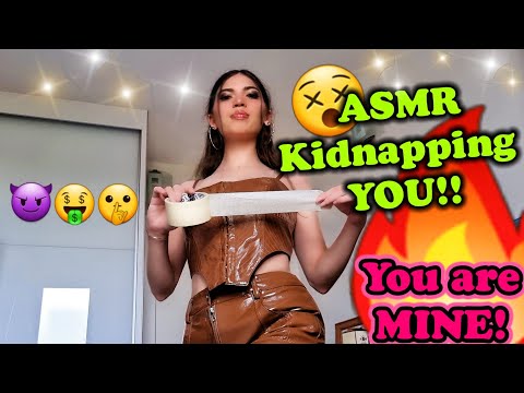 POV ASMR 🤐Your Boss Kidnaps & Forces You To Be Her Boyfriend (Tickles Duct Tape Trigger)