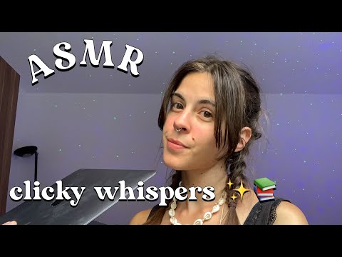 ASMR Reading To You From A Book I Wrote ✨Pure Clicky Whispers For Sleep ✨