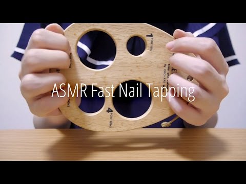[ASMR] 木製品を高速ネイルタッピング Fast Nail Tapping [囁き声-Whisper] ※少しだけスクラッチングあります