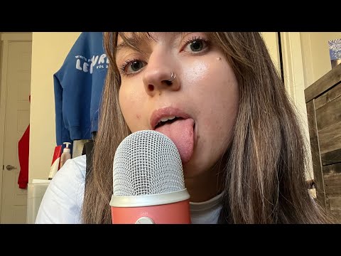 ASMR| NO TALKING Mic Licking, Kissing, Gentle Tongue Mouth Sounds| Soft & Sensitive Mouth Sounds